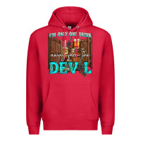 Cardinal im only one drink Premium Hoodie - NancyCooperArtShop