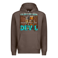 Coffee im only one drink Premium Hoodie - NancyCooperArtShop