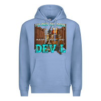Colony Blue im only one drink Premium Hoodie - NancyCooperArtShop
