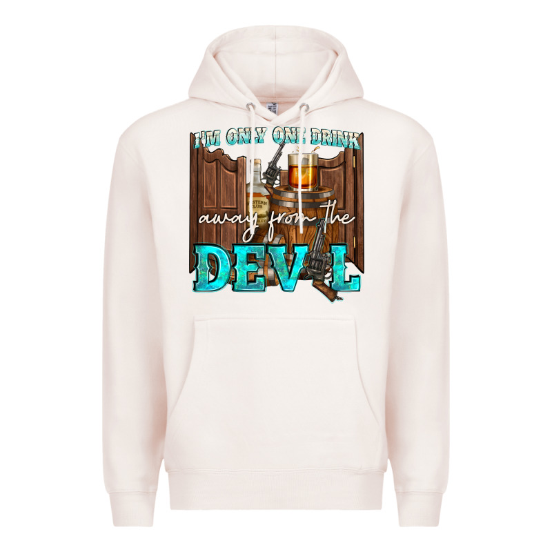 Im Only One Drink Premium Hoodie by NancyCooperArtShop | Teevron