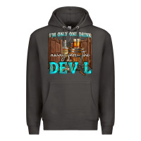 Smoke im only one drink Premium Hoodie - NancyCooperArtShop