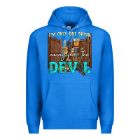True Royal im only one drink Premium Hoodie - NancyCooperArtShop