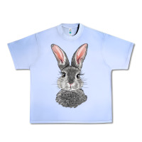 Grape Ice Bunny Face Urban Heavy Tee - RanaPortraitStore