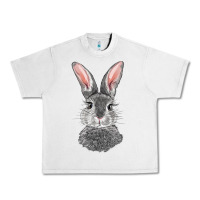 Lunar Rock Bunny Face Urban Heavy Tee - RanaPortraitStore