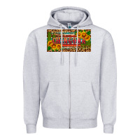 Heather Grey Chingona license plate Zipper Hoodie - HRA Design Shop