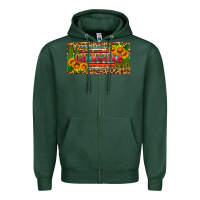 Sports Green Chingona license plate Zipper Hoodie - HRA Design Shop