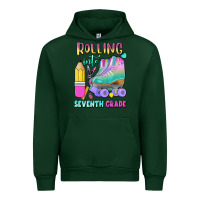 Forest Green rolling into seventh grade Urban Hoodie - BundleAndBundleShop