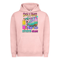 Pigment Salmon rolling into seventh grade Urban Hoodie - BundleAndBundleShop