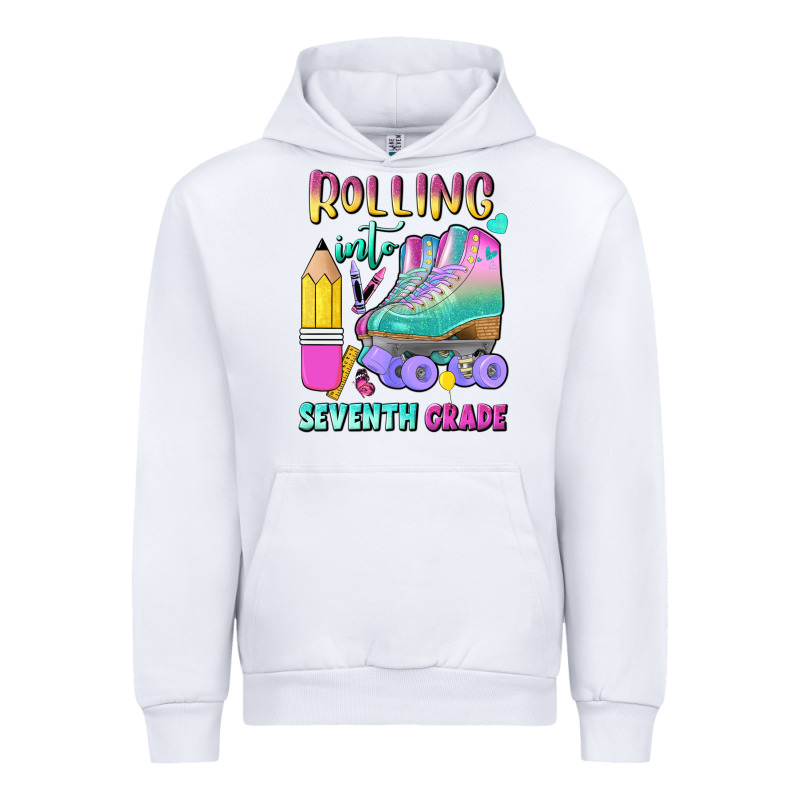 Rolling Into Seventh Grade Urban Hoodie by BundleAndBundleShop | Teevron