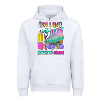 White rolling into seventh grade Urban Hoodie - BundleAndBundleShop