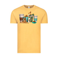 Vintage Mustard german shepherd dog coffee cups Vintage Tee - texasbilliewilder