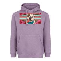 Lavender english bulldog floral license plate Heavyweight Hoodie - Artiststas