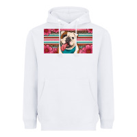 White english bulldog floral license plate Heavyweight Hoodie - Artiststas