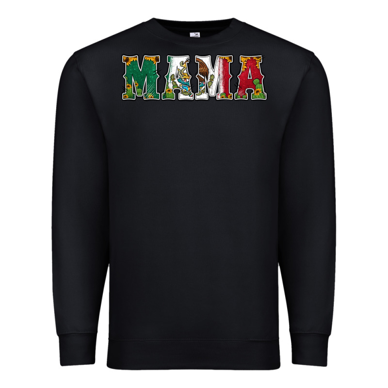 Mexican Flag Mama Premium Sweatshirt by Jasminsmagicworld | Teevron