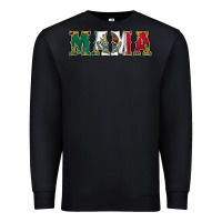 Black mexican flag mama Premium Sweatshirt - Jasminsmagicworld