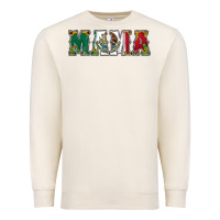 Sandshell mexican flag mama Premium Sweatshirt - Jasminsmagicworld