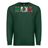 Sports Green mexican flag mama Premium Sweatshirt - Jasminsmagicworld