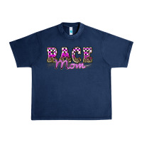 Navy race mom Urban Heavy Tee - Zillion Design Studio