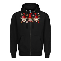Black baseball gnome Zipper Hoodie - HRA Design Shop