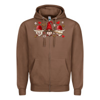 Chestnut baseball gnome Zipper Hoodie - HRA Design Shop