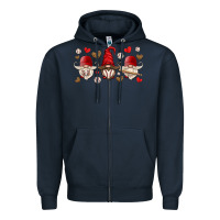 Navy baseball gnome Zipper Hoodie - HRA Design Shop