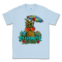 Dusty Blue summer Classic Tee - SublimationCraftShop