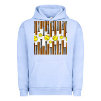 Pigment Grape Ice softball bat seamless pattern Urban Hoodie - BundleAndBundleShop