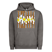 Pigment Tornado softball bat seamless pattern Urban Hoodie - BundleAndBundleShop