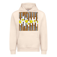 Sandshell softball bat seamless pattern Urban Hoodie - BundleAndBundleShop