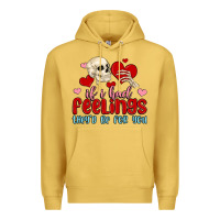 Antique Gold if i had feelings they d be for you Premium Hoodie - MaliasSmallBusiness
