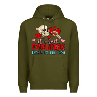 Army Green if i had feelings they d be for you Premium Hoodie - MaliasSmallBusiness