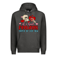 Charcoal Heather if i had feelings they d be for you Premium Hoodie - MaliasSmallBusiness