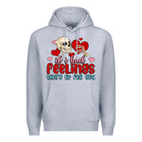 Heather Grey if i had feelings they d be for you Premium Hoodie - MaliasSmallBusiness