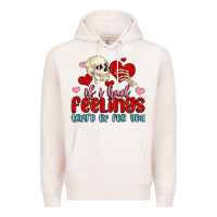 Pale Pink if i had feelings they d be for you Premium Hoodie - MaliasSmallBusiness