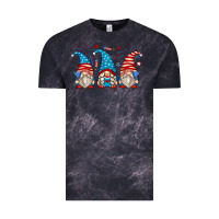 Cloud Black fourth of july gnomes Vintage Tee - Zillion Design Studio