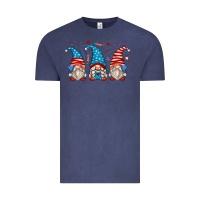 Vintage Denim fourth of july gnomes Vintage Tee - Zillion Design Studio