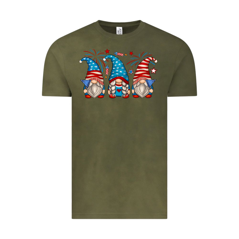 Fourth Of July Gnomes Vintage Tee by Zillion Design Studio | Teevron