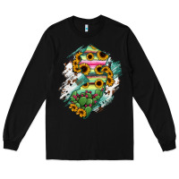 Black New jersey State Map Long Sleeve Tee - RanaPortraitStore