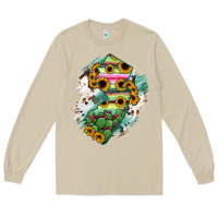 Mushroom New jersey State Map Long Sleeve Tee - RanaPortraitStore