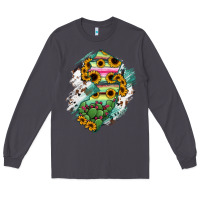 Smoke New jersey State Map Long Sleeve Tee - RanaPortraitStore