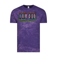 Cloud Purple be still and know that i am god Vintage Tee - texasbilliewilder