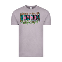 Vintage Zinc be still and know that i am god Vintage Tee - texasbilliewilder