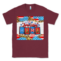 Burgundy American Mama 20oz tumbler Classic Tee - Neo Western
