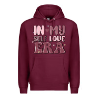 Burgundy in my self love era Premium Hoodie - MaliasSmallBusiness