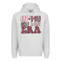 Dove Grey in my self love era Premium Hoodie - MaliasSmallBusiness