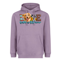 Lavender love golden retriever Heavyweight Hoodie - Artiststas