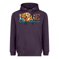 Plum love golden retriever Heavyweight Hoodie - Artiststas