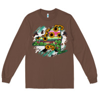 Chestnut New York State Map Long Sleeve Tee - RanaPortraitStore