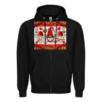 Black baseball gnome Zipper Hoodie - HRA Design Shop