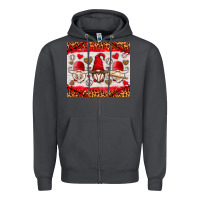 Smoke baseball gnome Zipper Hoodie - HRA Design Shop